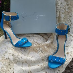 Jessica Simpson  strappy heels